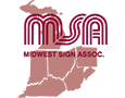 Logo for Midwest Sign Association