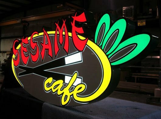 Photo of Sesame Cafe self contained sign