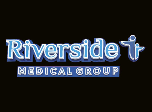 Photo of Riverside Medical Group front/back lit LED illuminated sign
