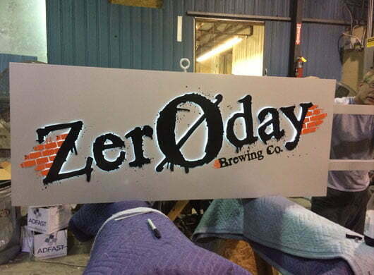 Photo of Zero Day Cabinet Blade Sign