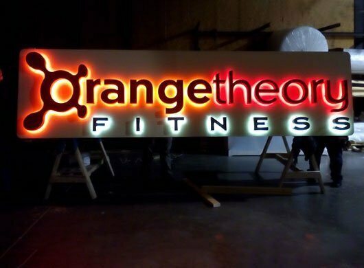 Photo of Orange Theory Fitness sign