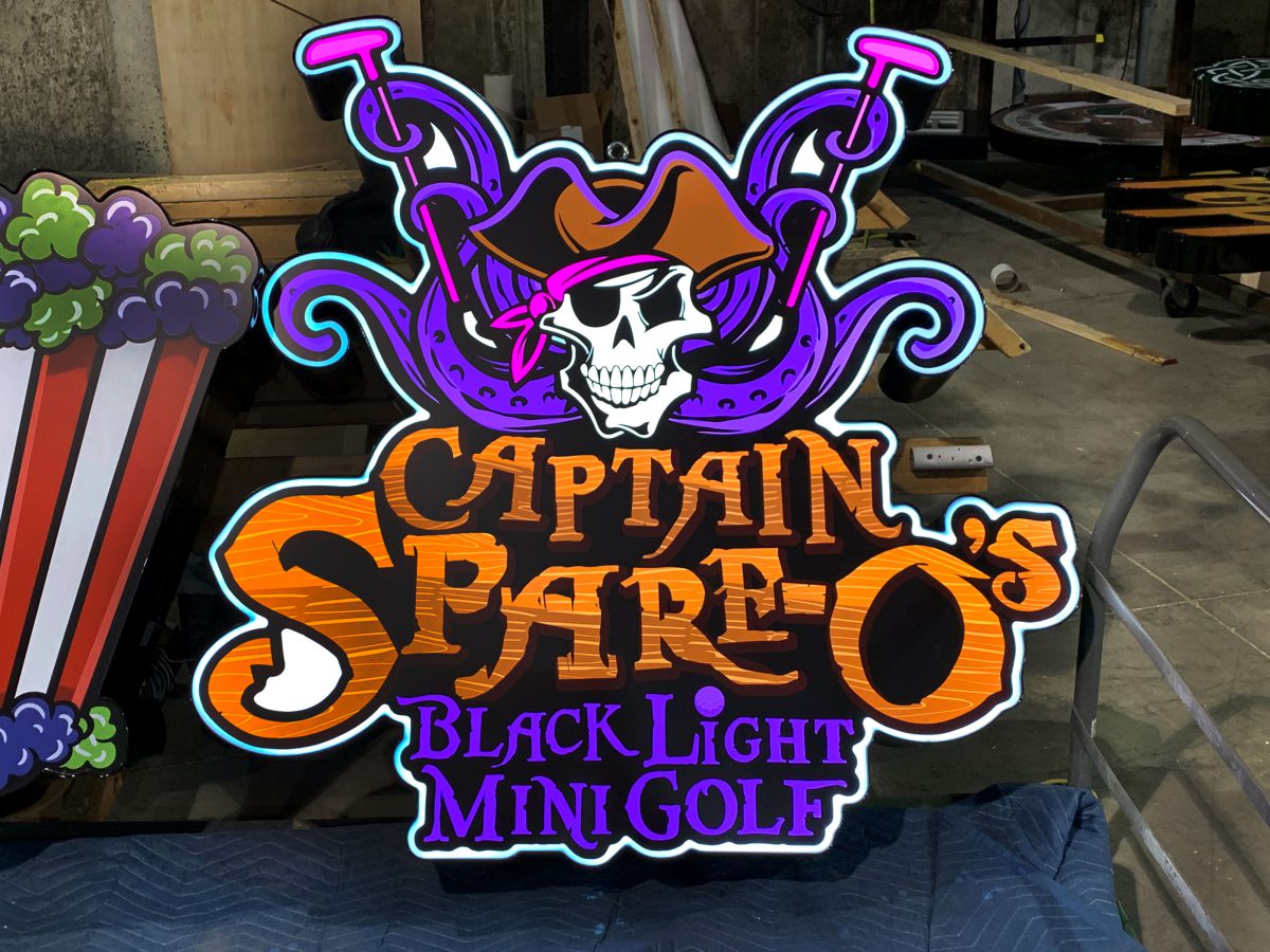 Captain Spare-O’s Black Light Mini Golf
