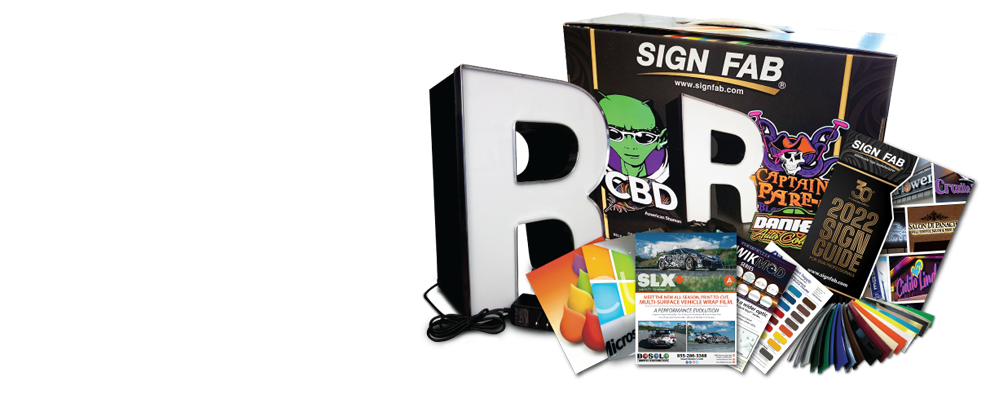 Promotional image: $99 Channel Letter Sales Kit. Click or call 800-544-6381 to get yours today!